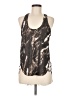 Carmen Carmen Marc Valvo Brown Tank Top Size M - photo 1