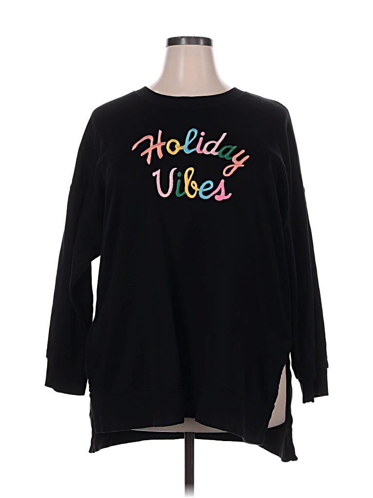 Pre-owned Old Navy Sweatshirt In Black