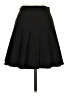 Shein Solid Black Casual Skirt Size 2 - photo 2