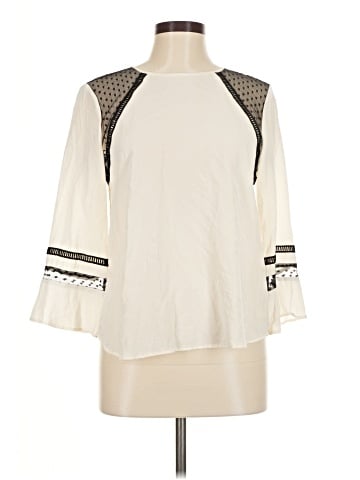 J.Crew 3/4 Sleeve Silk Top (view 1)