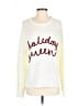 Pink Lily Color Block Ivory Pullover Sweater Size S - photo 1