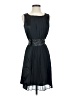 BCBGMAXAZRIA 100% Silk Solid Black Cocktail Dress Size 2 - photo 1
