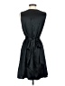 BCBGMAXAZRIA 100% Silk Solid Black Cocktail Dress Size 2 - photo 2