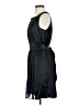 BCBGMAXAZRIA 100% Silk Solid Black Cocktail Dress Size 2 - photo 5