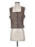 Flat White Brown Sleeveless Blouse Size S - photo 1
