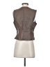 Flat White Brown Sleeveless Blouse Size S - photo 2