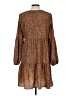 Unbranded Animal Print Brown Casual Dress Size L (estimated) - photo 2
