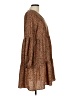 Unbranded Animal Print Brown Casual Dress Size L (estimated) - photo 4