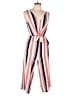 Lily Rose Stripes Pink Jumpsuit Size XS - photo 1