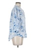 Assorted Brands Floral Blue 3/4 Sleeve Blouse Size M - photo 4