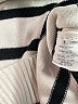 Unbranded Stripes Ivory Turtleneck Sweater Size L - photo 7