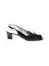 Amalfi 100% Leather Black Heels Size 8 1/2 (narrow) - photo 1