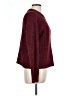 Unbranded 100% Recycled Polyester Burgundy Pullover Sweater Size L - photo 4