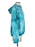 Adidas 100% Polyester Tie-dye Teal Windbreaker Size S - photo 4