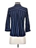 Mine Blue 3/4 Sleeve Blouse Size S - photo 2