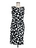 Jones Studio Graphic Black Cocktail Dress Size 8 - photo 1
