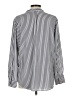 MICHAEL Michael Kors Stripes Blue Long Sleeve Blouse Size L - photo 2