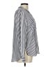 MICHAEL Michael Kors Stripes Blue Long Sleeve Blouse Size L - photo 4