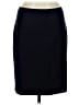 J.Crew 100% Wool Solid Black Blue Wool Skirt Size 8 - photo 1
