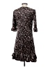 CeCe Floral Brown Black Casual Dress Size XS - photo 2