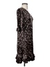 CeCe Floral Brown Black Casual Dress Size XS - photo 4