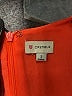 Cremieux 100% Polyester Graphic Orange Casual Dress Size S - photo 7