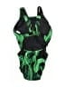 Speedo Green One Piece Swimsuit Size S - photo 2