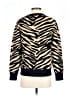 Halogen Animal Print Black Pullover Sweater Size S - photo 2
