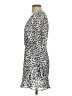 Great Jones 100% Polyester Animal Print Silver Cocktail Dress Size S - photo 5