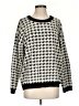 Cyrus Houndstooth Silver Pullover Sweater Size S - photo 1