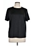 BEAUTIFUL 100% Polyester Solid Black Active T-Shirt Size L - photo 1