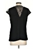Banana Republic 100% Polyester Black Short Sleeve Top Size XS - photo 2