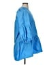River Island 100% Polyester Solid Blue Casual Dress Size 16 - photo 4