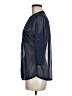 Always Indigo 100% Polyester Blue 3/4 Sleeve Blouse Size M - photo 5