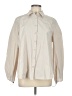 Chico's 100% Polyester Solid Ivory Long Sleeve Blouse Size Lg (2) - photo 1