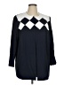 Positive Attitude Argyle Blue Coat Size 16 (petite) - photo 1