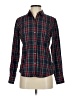 UNTUCKit 100% Cotton Plaid Black Red Long Sleeve Button-Down Shirt Size 2 - photo 1
