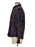 UNTUCKit 100% Cotton Plaid Black Red Long Sleeve Button-Down Shirt Size 2 - photo 5