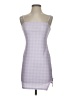 Shein Checkered-gingham Purple Casual Dress Size 4 - photo 1