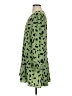 Glamorous 100% Polyester Animal Print Green Casual Dress Size 4 - photo 5