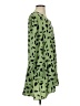 Glamorous 100% Polyester Animal Print Green Casual Dress Size 4 - photo 4