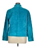 Chico's 100% Leather Teal Leather Jacket Size XL (3) - photo 2