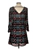 Speechless 100% Polyester Print Teal Casual Dress Size S - photo 2