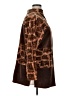 Bechamel Animal Print Brown Turtleneck Sweater Size 1X - photo 4