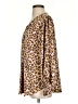 Jodifl 100% Polyester Animal Print Brown Long Sleeve Blouse Size S - photo 5