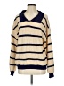 Unbranded 100% Acrylic Stripes Tan Pullover Sweater Size S - photo 1