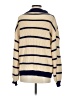 Unbranded 100% Acrylic Stripes Tan Pullover Sweater Size S - photo 2