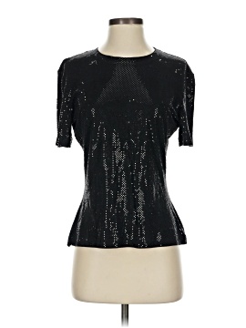 St. John Caviar Short Sleeve Top
