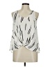 Assorted Brands 100% Polyester Ivory Tank Top Size M - photo 1