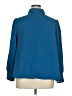 Shein Curve 100% Polyester Blue 3/4 Sleeve Blouse Size 1X - photo 2